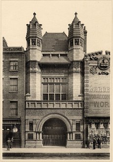 Bishopsgate Institute exterior in 1901